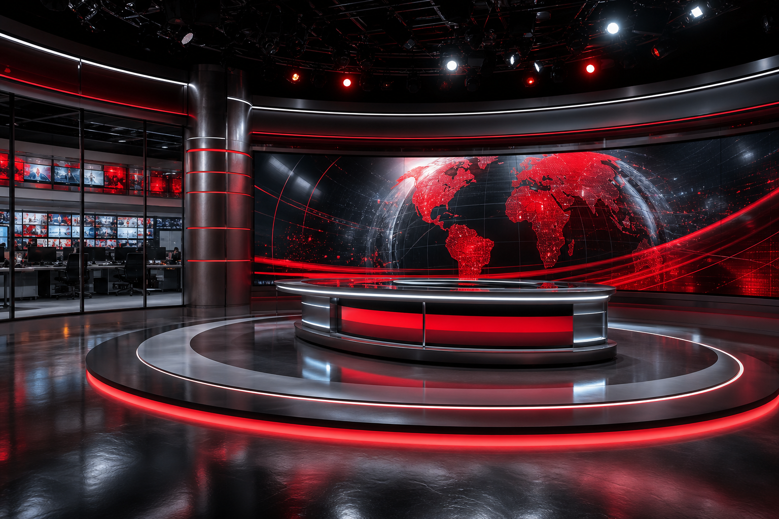 Live newsroom coverage
